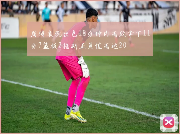 周琦表现出色18分钟内高效拿下11分7篮板2抢断正负值高达20